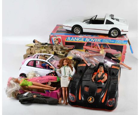 A collection of Action Man and Barbie figures, vehicles and accessories, to include a boxed Hamleys West End Barbie, boxed Sp