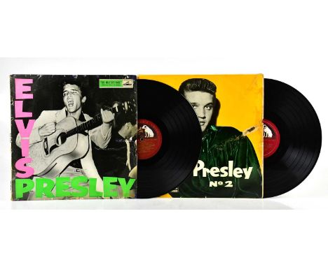 ELVIS PRESLEY; Rock 'N' Roll 1 (CLP 1093), HMV, together with Elvis Presley No. 2 (CLP 1105), HMV, both original pressings (2