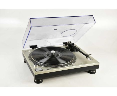 TECHNICS; an SL-1200MK2 turntable, with a Goldring pickup arm.Condition Report: The item or items in this lot are sold as dec