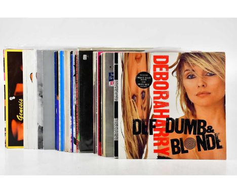 A collection of vinyl records, to include Rick Wakeman - The Six Wives Of Henry VIII, Kate Bush - The Whole Story, Deborah Ha