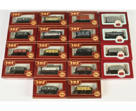 Airfix &amp; Dapol mixed group of Wagons to include Ref 54389-7 BR ICI 5-Plank Wagon, Ref 54345-7 "Esso" Tank Wagon and other