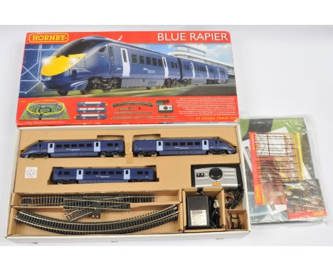 Hornby China R1139 "Blue Rapier" Train Set. Consisting of a Hitachi 3-car Class 395 Blue livery EMU includes Power Car, Non-P