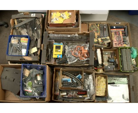 Airfix, Brawa, Noch & others. large qty of model railway items. To include Airfix kits - some assembled, Brawa, Noch accessor