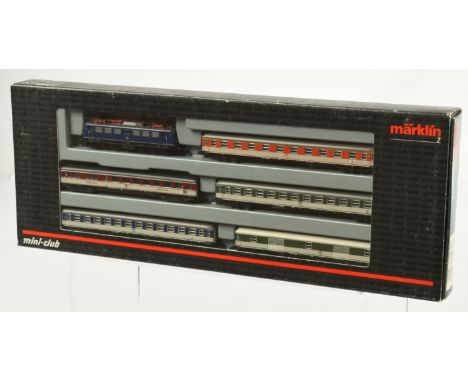 Marklin Z Gauge 81435 (mini-club) Express Train Set. Condition is Excellent Plus to Near Mint in Good Plus box and outer slee