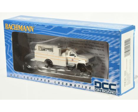 Bachmann Ho Gauge Ref 16904 HI Rail Equipment Truck with Crane "Union Pacific" with DCC on board. Condition is Mint in Excell