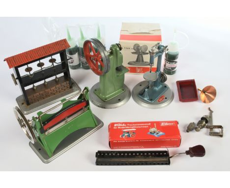 Wilesco &amp; Similar mixed group of Steam Engine Accessories (see photo). Conditions are generally Good (unchecked for compl