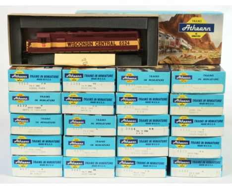 Athearn HO Gauge group of Diesel Locomotive Bodies to include Ref 4160 SD45 Diesel Locomotive body No. 6127 "Conrail", Ref 41