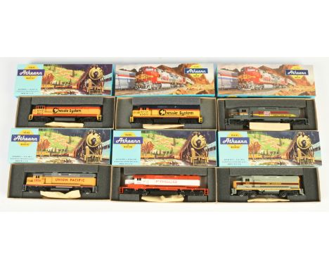 Athearn HO Gauge group of Diesel Power &amp; Dummy Locomotives to include Ref 4611 GP38-2 Diesel Locomotive No. 2056 "Union P