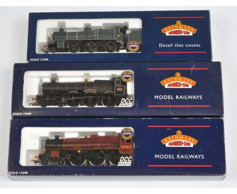 Bachmann OO Group of 3x Boxed Steam Loco's. Comprising 31-185 4-6-0 LMS Maroon "Australia" 5563 Fowler, 32-002 4-6-0 BR Black