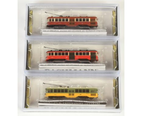 Bachmann Spectrum N Gauge group of Trolley Buses to include Ref 84565 Peter Witt Street Car "St. Louis Railways" and others (