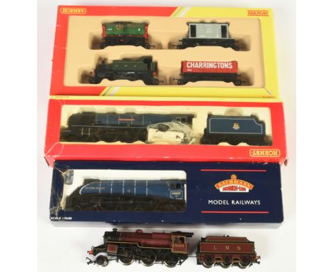 Hornby (China) &amp; Bachmann mixed group of mainly Locomotives to include 31-954 4-6-2 BR A4 Class Steam Locomotive No. 6000