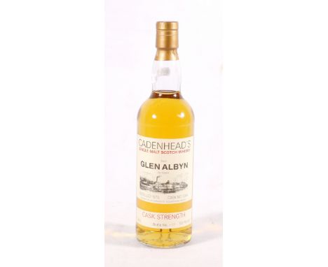 GLEN ALBYN 1975 single malt Scotch whisky bottled by Cadenheads from cask number 3344, bottle number 172, 70cl 59.1%vol 