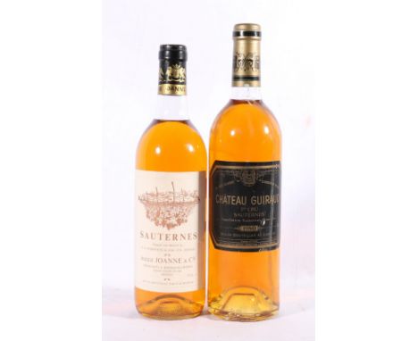 CHATEAU GUIRAUD 1980 premier cru classe sauternes 75cl and ROGER JOANNE &amp; CIE sauternes shipped and bottled by T M Robert