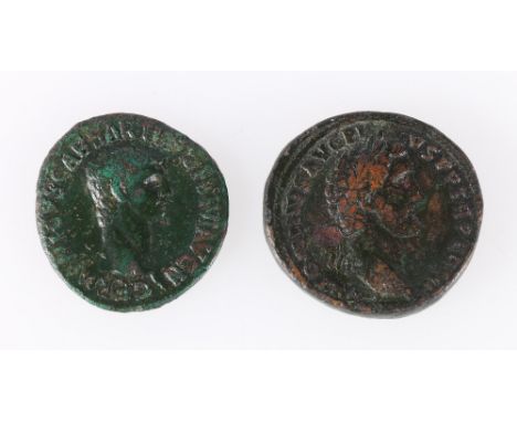 Claudius (Germanicus) AD41-54 copper as S1905 obv. GERMANICVS CAESAR TI AVG F DIVI AVG N, bare head r. rev. TI CLAVDIVS CAESA