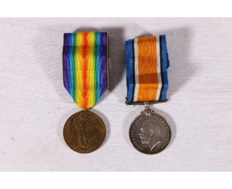WWI medal pair to SE-7726 A SJT W A ANDERSON AVC (Army Veterinary Corps) 