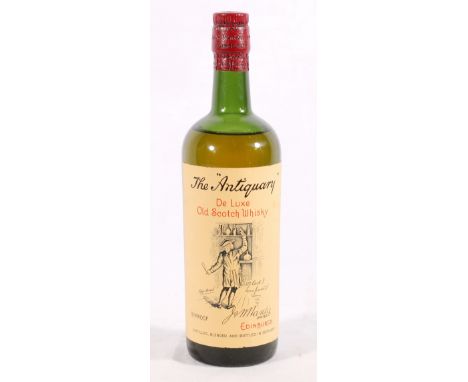 THE ANTIQUARY deluxe old Scotch whisky bottled by J&amp;W Hardie Ltd of Edinburgh 70% proof 