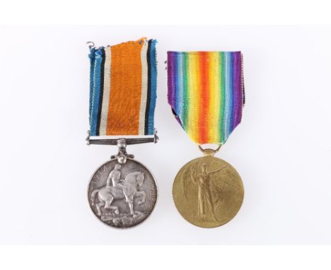 WWI pair comprising war medal and victory medal to 29217 PTE M BATTRAY R SCOTS (Royal Scots) 