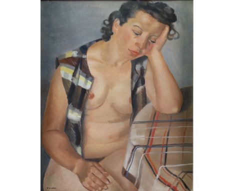 Robert LIARD (1911-1988) â€˜Portrait de femmeâ€™ Oil on canvas, signed. - Weight: 3.10 kg - Shipping unavailable - Region: Be