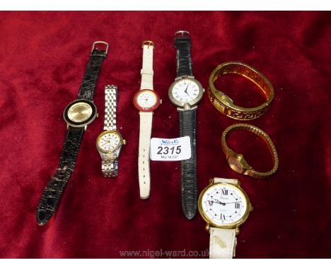 A quantity of Ladies wristwatches including Timex, Ingersoll, Limit etc.