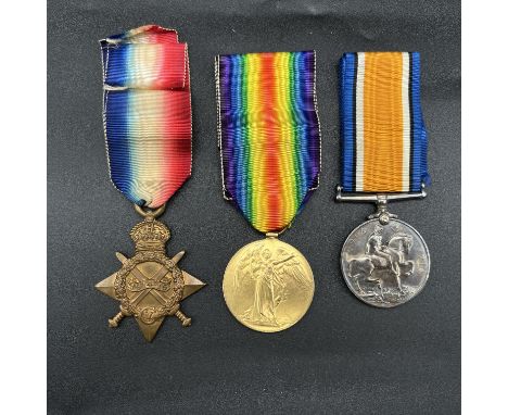 First world war trio medal set, medal information 111986 pnr.j.horne.r.e.