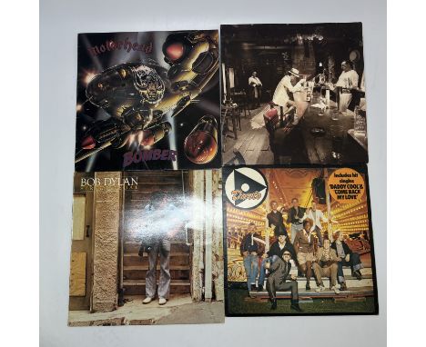 4x records, Motorhead, Bob Dylan, Swan, Darts