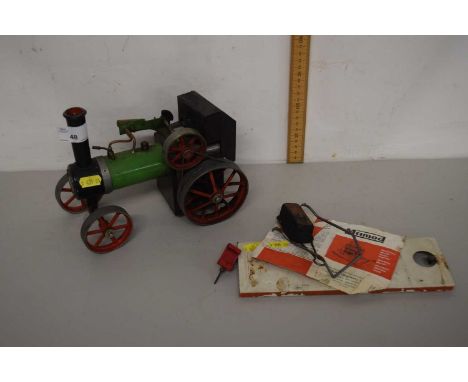 Vintage Mamod steam tractor