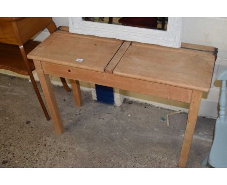 Vintage double school desk