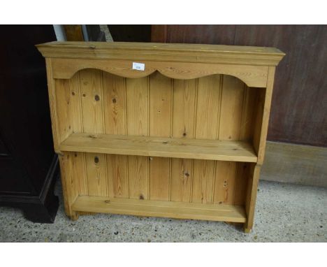 Modern pine wall shelf