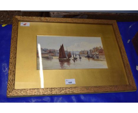Gertrude Caroline Howes (1863-1942, Norwich Art Circle), watercolour, signed and dated 1894, 16x29cm, framed and glazed.