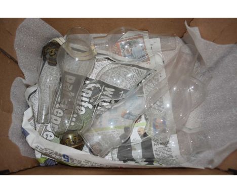 Box of oil lamp chimneys