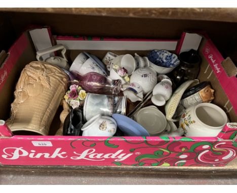 Assorted items including Wedgwood, Coalport, Wade &amp; Poole 