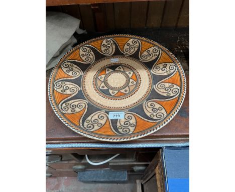 A Charlotte Rhead charger. 