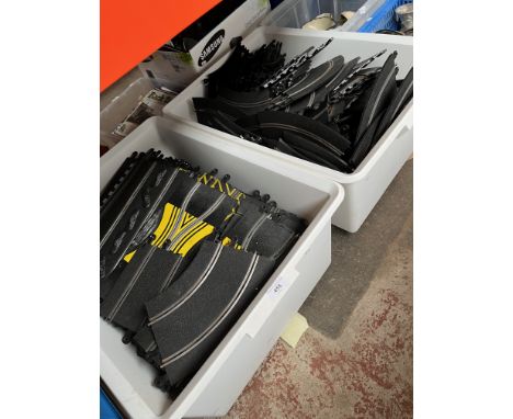 2 boxes of vintage Scalextric track 