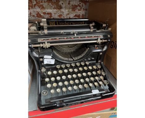 A vintage Underwood Standard typewriter. 