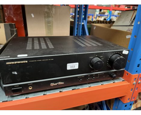 A Marantz Special Edition PM-44SE amplifier, model 74PM44/15B. 