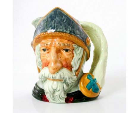 Blue-grey helmet; dark green robes.Don Quixote is the hero of the novel by Cervantes, a satirical parody of this chivalrous k