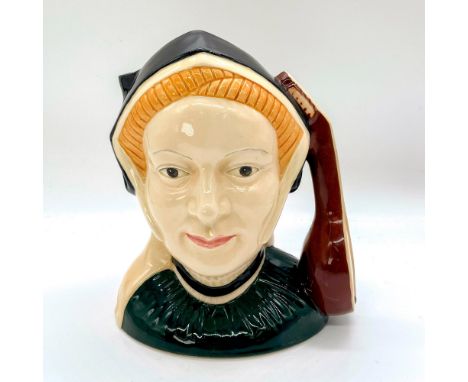 Style One, mandolin handle. Black and gold coloration. While serving as lady-in-waiting to both Catherine of Aragon and Anne 