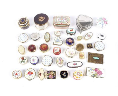 A comprehensive collection of pill and trinket boxes. Including Limoges, Crummbles, Del Prado, etc.