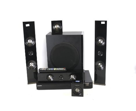 A Samsung DVD surround sound speaker home cinema system. Model HT-C453N