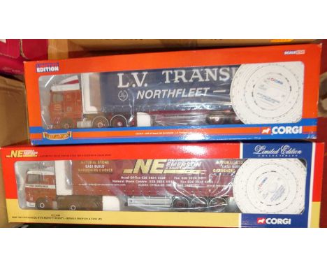 A Corgi Toys Hauliers of Renown 1:50 scale road transport group, to include refs: CC13404 and CC13227