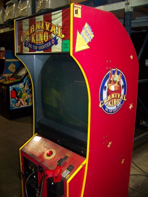 CARNIVAL KING TARGET SHOOTER ARCADE GAME. Item is in used condition ...