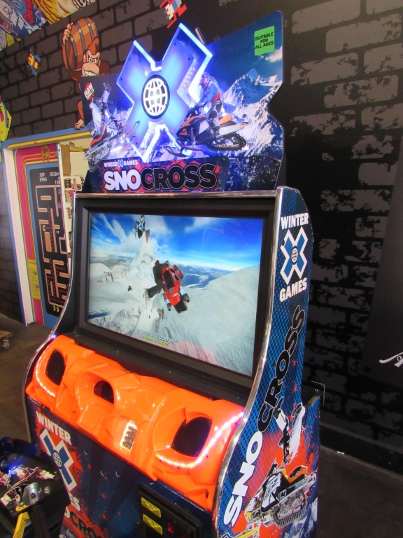 SNOCROSS WINTER X GAMES RACING ARCADE GAME. Item is in used condition ...