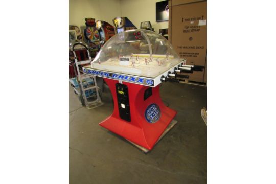 Super Chexx Bubble Hockey Coin Op Table I C E Item Is In Used