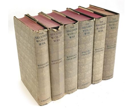 Winston S. Churchill, 'The Second World War', six volume set (1948-1954), all first edition in original dust jackets, London: