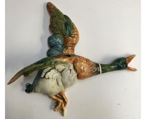 A ceramic flying duck 