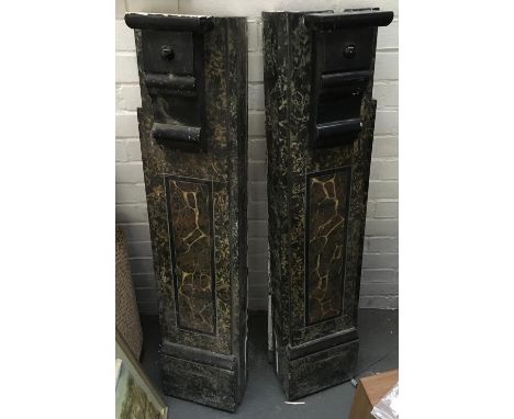 A Victorian marble fireplace surround and mantel piece 