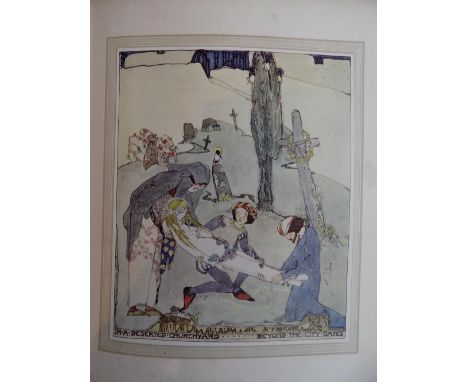 King (Jessie M., illustrator). A House of Pomegranates, by Oscar Wilde, Methuen, [1915], colour title, 16 tipped-in colour pl