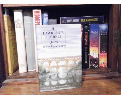 Durrell (Lawrence). Quinx, or The Ripper's Tale, 1st edition, Faber and Faber, 1985, signed 'Lawrence Durrell, 1985' on the t