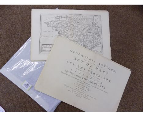 Cellarius (Andreas). Geographia Antiqua: Being a Complete Set of Maps, of Antient Geography ... Designed for the Use of Schoo