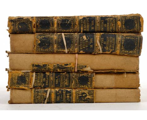 Britton (John). Cathedral Antiquities. Historical and Descriptive Account of the Metropolitan Catherdrals..., 5 volumes, 1836